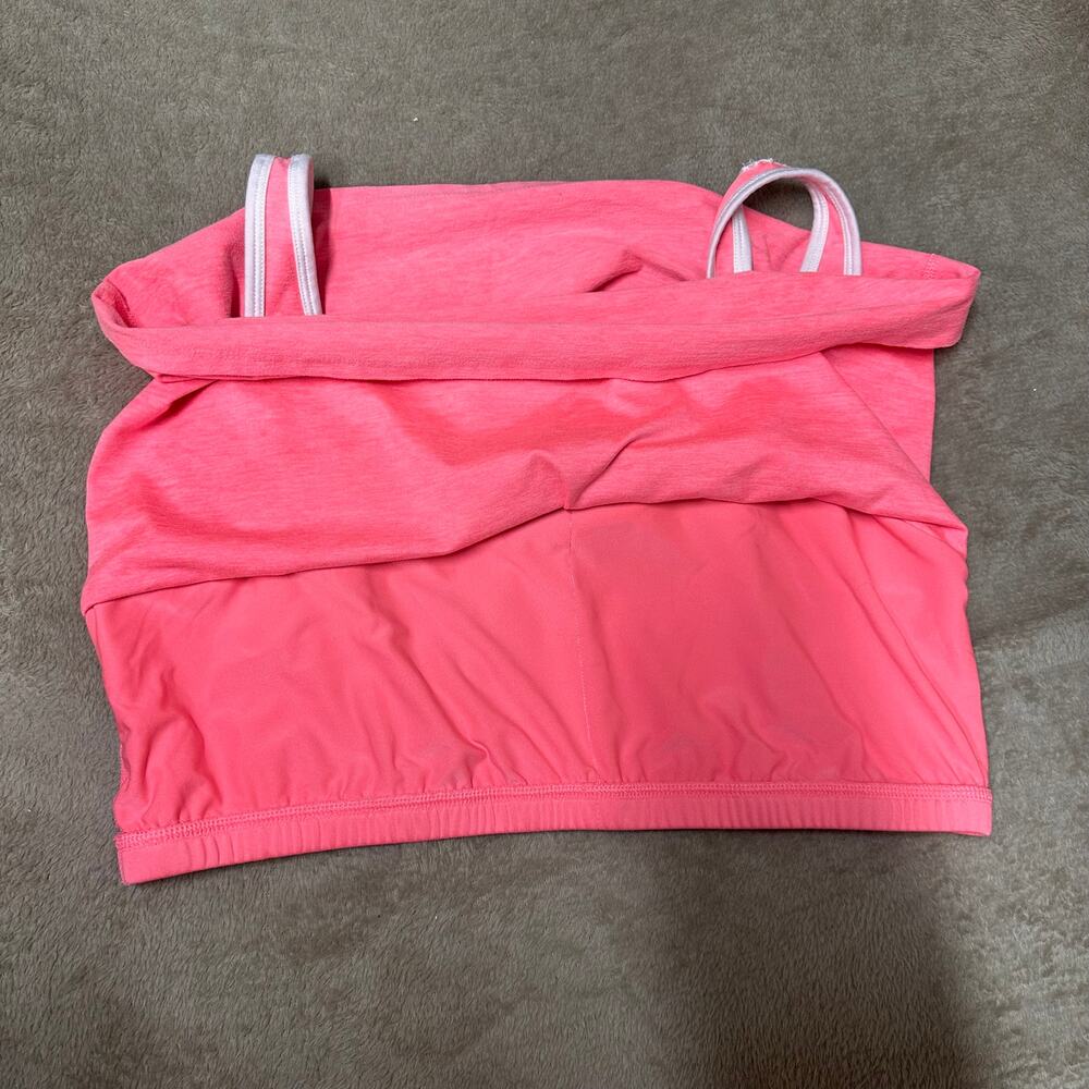 Athletic Works Neon Pink Sports Bra Crop Top XXL Activewear - Picture 4 of 7